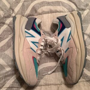 New Balance Purple and Teal Sneakers